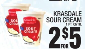 C Town Krasdale sour cream offer