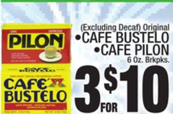 C Town • cafe bustelo • cafe pilon offer