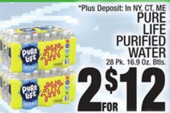 C Town Pure life purified water offer