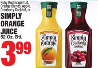 C Town Simply orange juice offer
