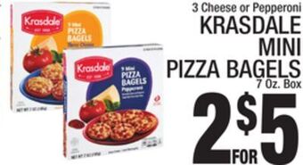 C Town Krasdale mini pizza bagels offer