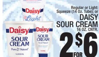 C Town Daisy sour cream 16 oz. cntr offer