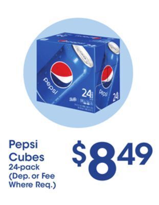 Price Rite Pepsi cubes offer