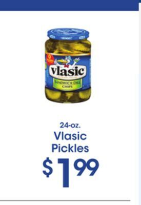 Price Rite Vlasic pickles offer