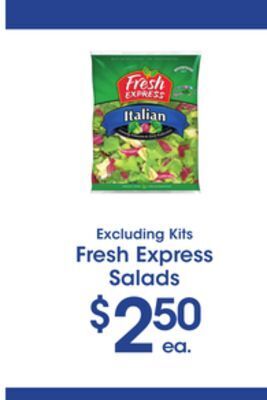 Price Rite Fresh express salads offer