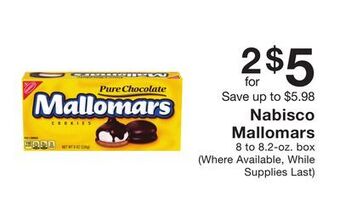 Fairway Store Market Nabisco mallomars offer