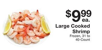 Fairway Store Market Large cooked shrimp offer