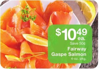 Fairway Store Market Fairway gaspe salmon offer