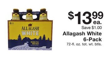 Fairway Store Market Allagash white 6-pack offer