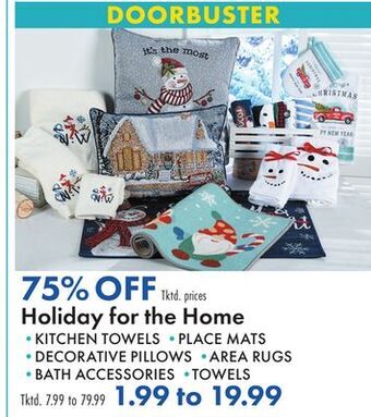 Boscov's Holiday for the home offer