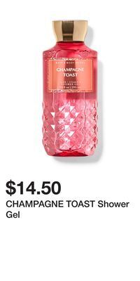 Bath & Body Works Champagne toast shower gel offer