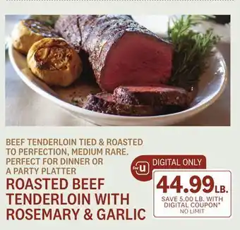 Balducci's Beef tenderloin offer