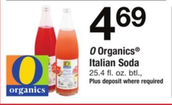 ACME O organics® italian soda offer