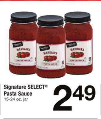 ACME Signature select® pasta sauce offer