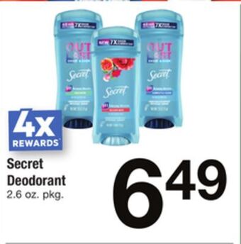 ACME Secret deodorant offer