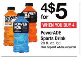 ACME Powerade sports drink offer