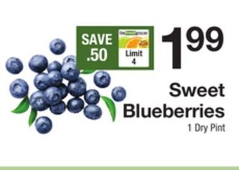 The Fresh Grocer Sweet blueberries offer