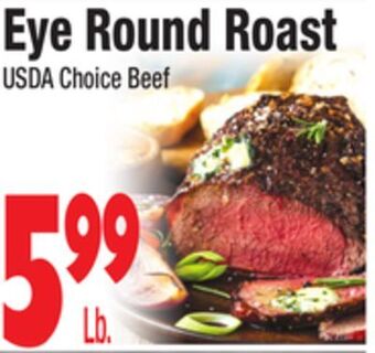King Kullen Eye round roast offer