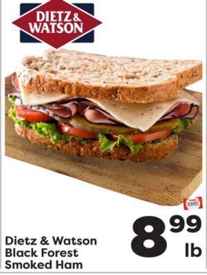 Weis Markets Dietz & watson black forest smoked ham offer