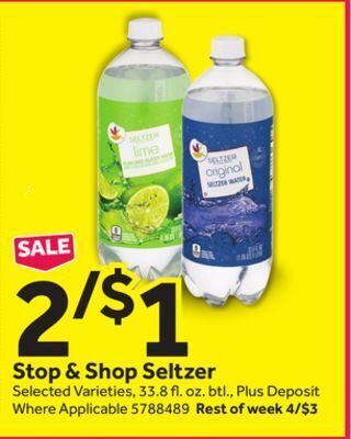 Stop&Shop Stop & shop seltzer offer