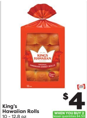 Weis Markets King's hawaiian rolls offer