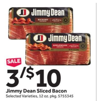 Stop&Shop Jimmy dean sliced bacon offer