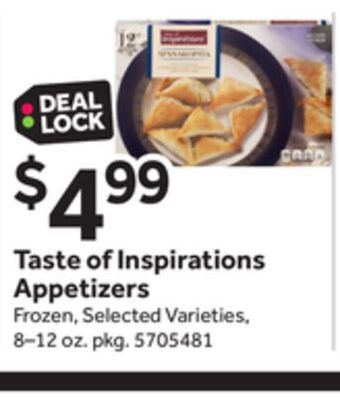 Stop&Shop Taste of inspirations appetizers offer