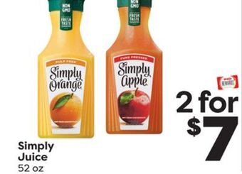 Weis Markets Simply juice offer