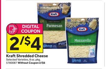 Stop&Shop Kraft shredded cheese offer