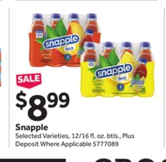Stop&Shop Snapple offer