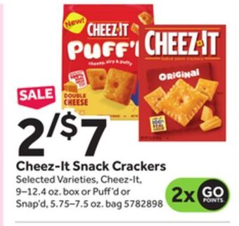 Stop&Shop Cheez-it snack crackers offer