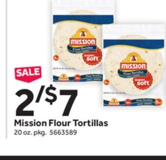 Stop&Shop Mission flour tortillas offer