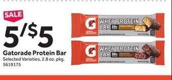 Stop&Shop Gatorade protein bar offer