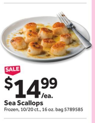 Stop&Shop Sea scallops offer