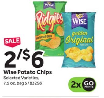 Stop&Shop Wise potato chips offer