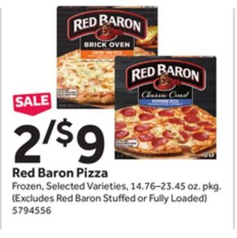 Stop&Shop Red baron pizza offer