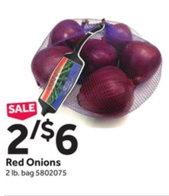 Stop&Shop Red onions offer