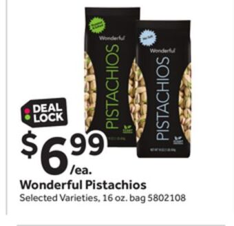 Stop&Shop Wonderful pistachios offer