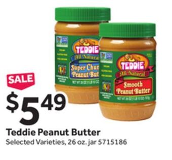Stop&Shop Teddie peanut butter offer