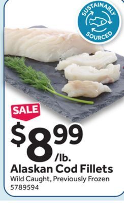 Stop&Shop Alaskan cod fillets offer