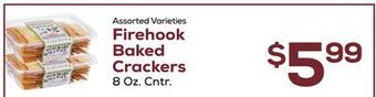 DeCicco & Sons Firehook baked crackers offer