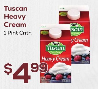 DeCicco & Sons Tuscan heavy cream offer