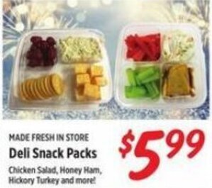 Rouses Deli Snack Packs offer