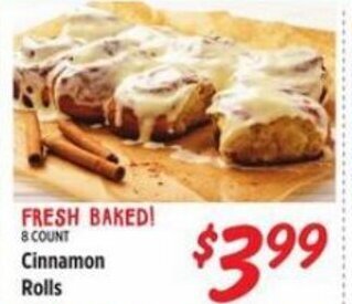 Rouses Cinnamon Rolls offer