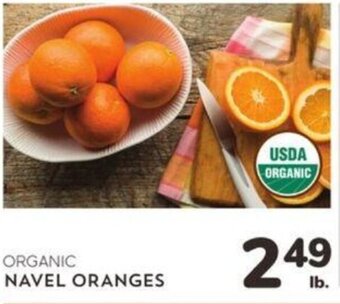 Albertsons Organic Navel Oranges offer