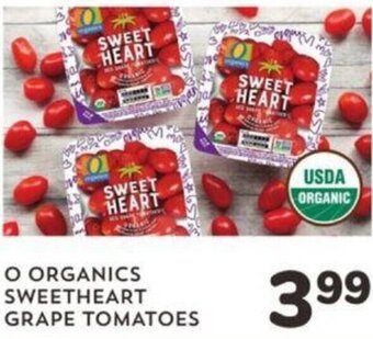 Albertsons O Organics Sweetheart Grape Tomatoes offer