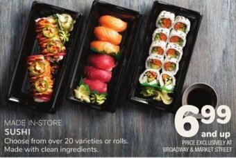 Albertsons Sushi offer