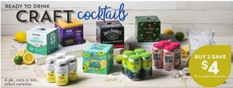 Albertsons Craft Cocktails offer