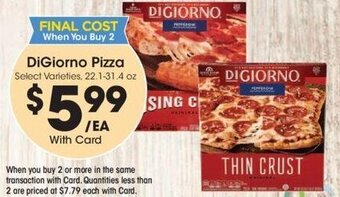Kroger DiGiorno Pizza offer