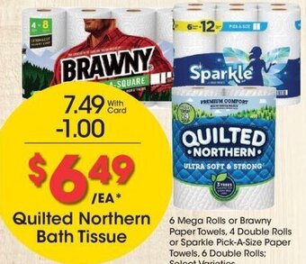 Kroger Quilted Northern Bath Tissue offer